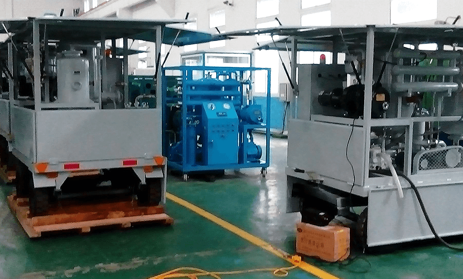 Filtración de aceite de transformador montado en remolque de doble etapa