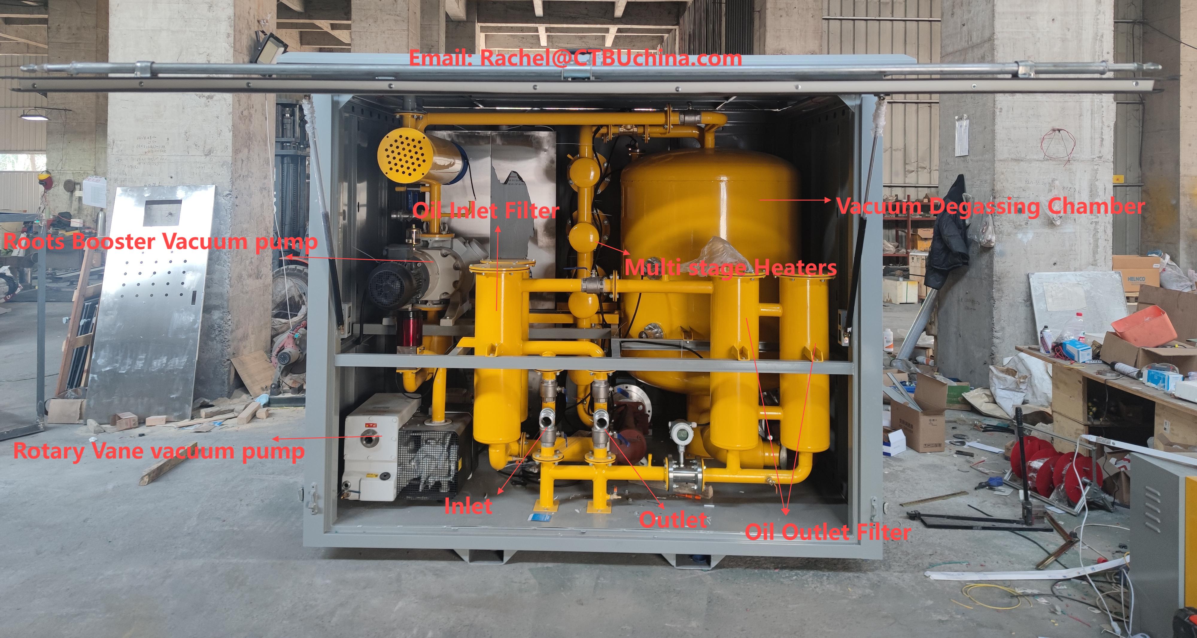12000Liter/hour Big Vacuum Degassing Chamber for Purifying Transformer Oil